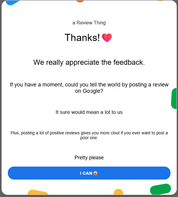 Lawn care feedback delivery in progress