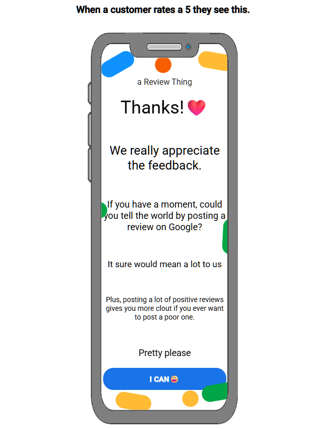 Lawn care feedback delivery in progress